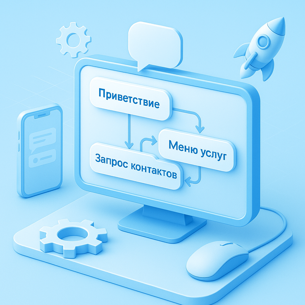 Визуальный редактор ботов - создание без кода